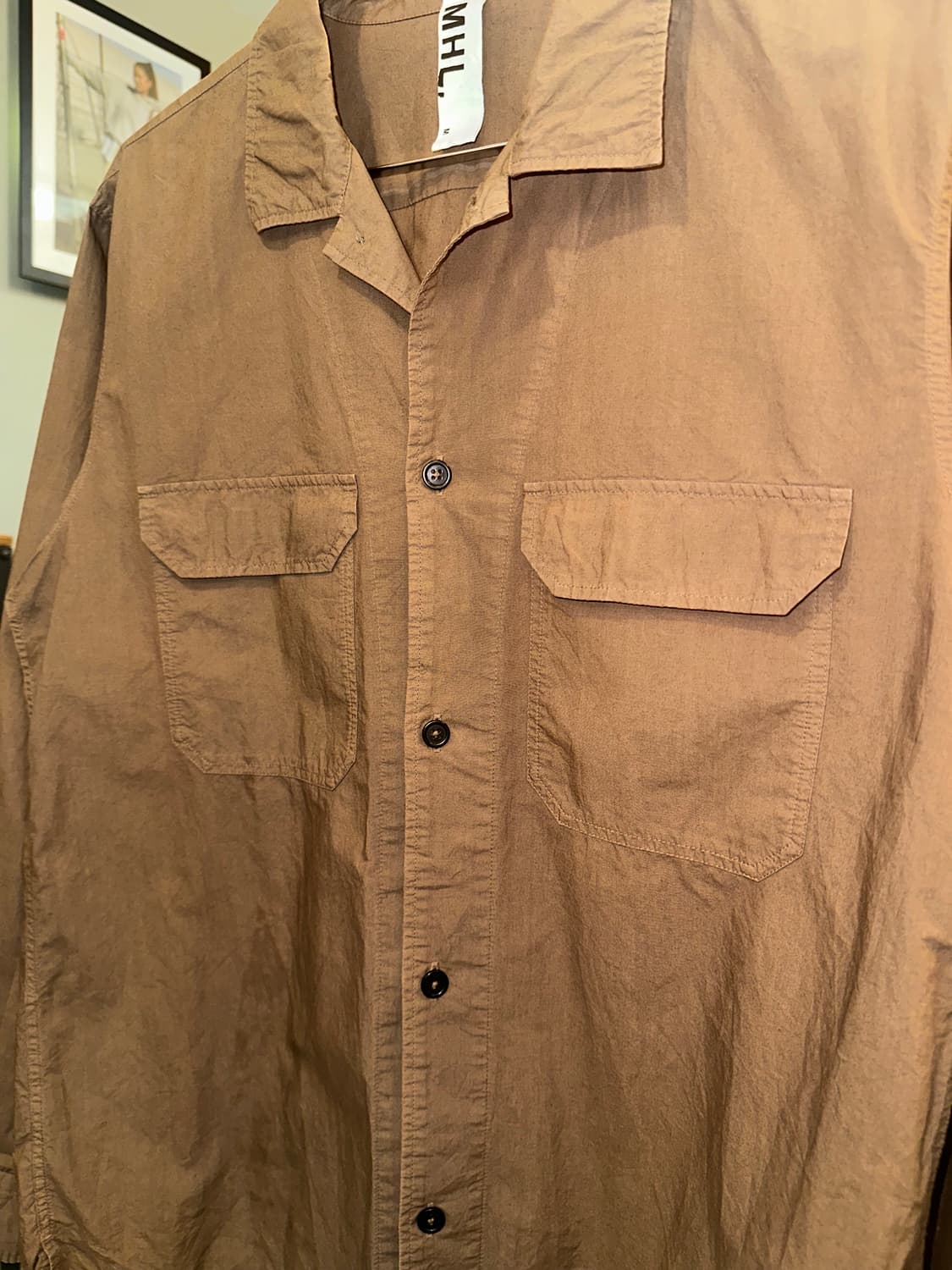Margaret Howel MHL line material shirt  상품이미지6