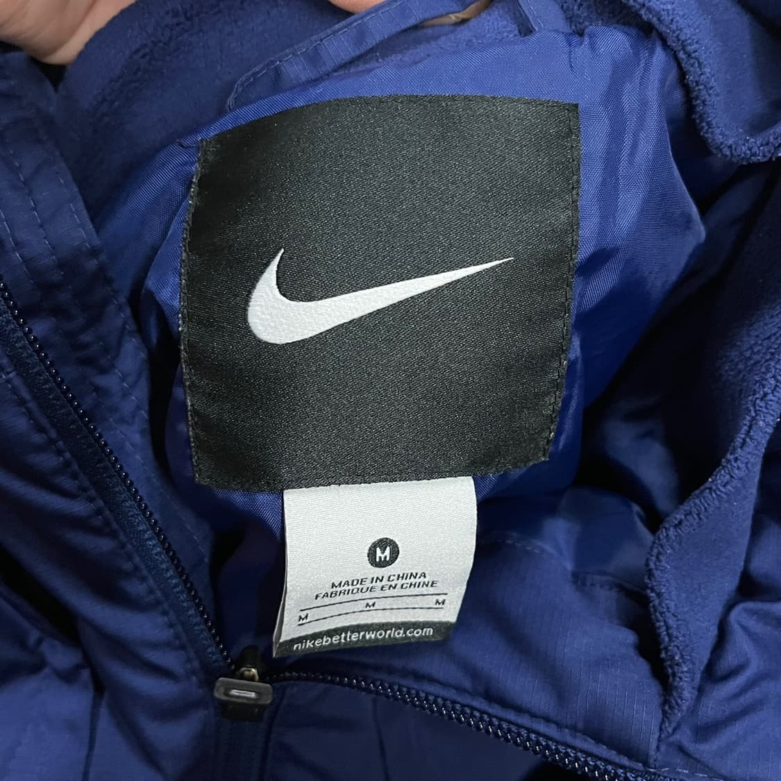 [정품/M] 나이키 FC 바르셀로나 패딩 자켓 블루 b10 상품이미지5
