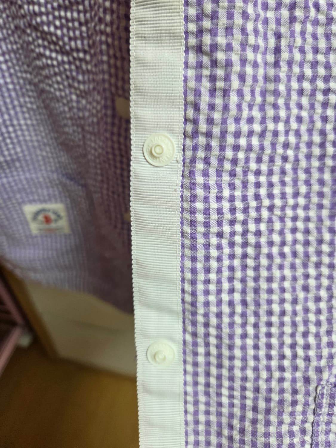 빈폴 키즈 보라색 체크무늬 셋업 상품이미지5