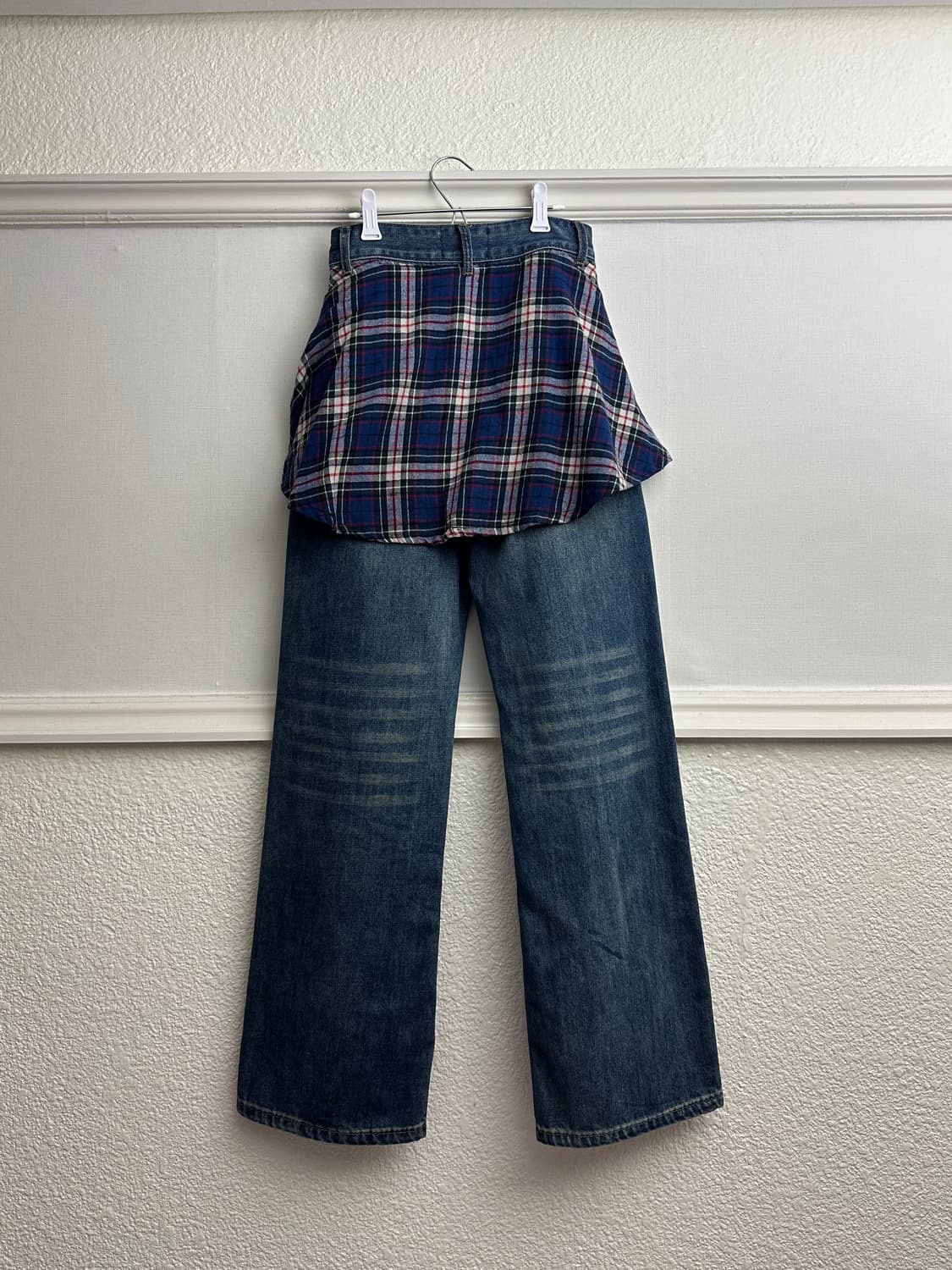 RHNDE 셔츠 레이어드 데님 팬츠 상품이미지7