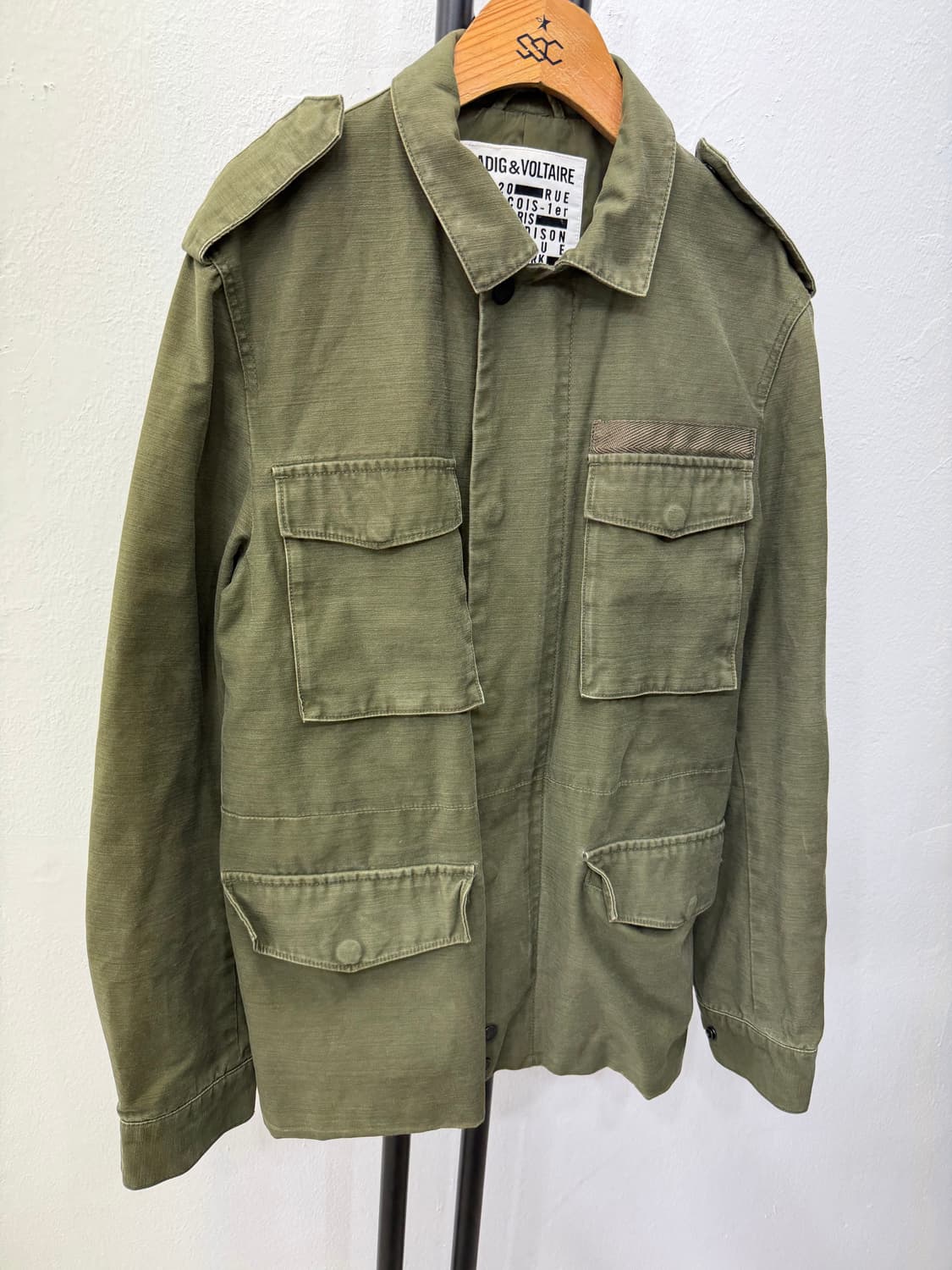 정품) 쟈딕앤볼테르 여성 야상자켓 S 상품이미지2