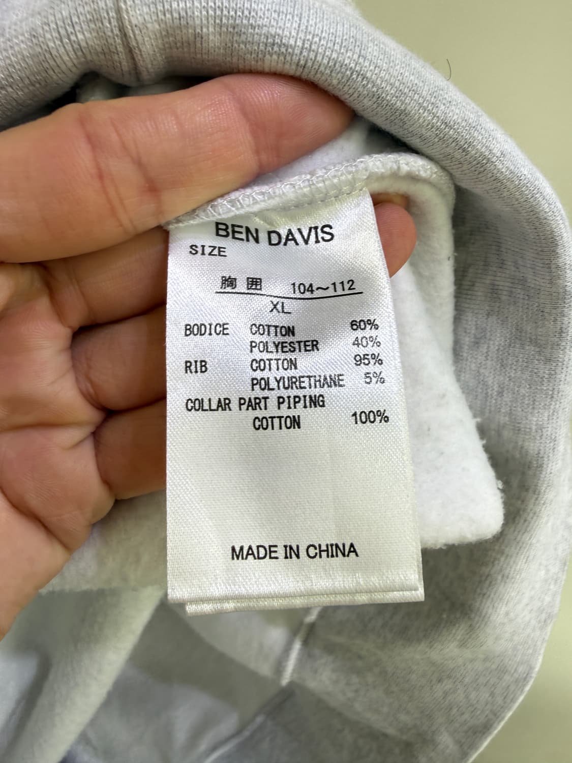 BEN DAVIS 풀오버 스웻 상품이미지7