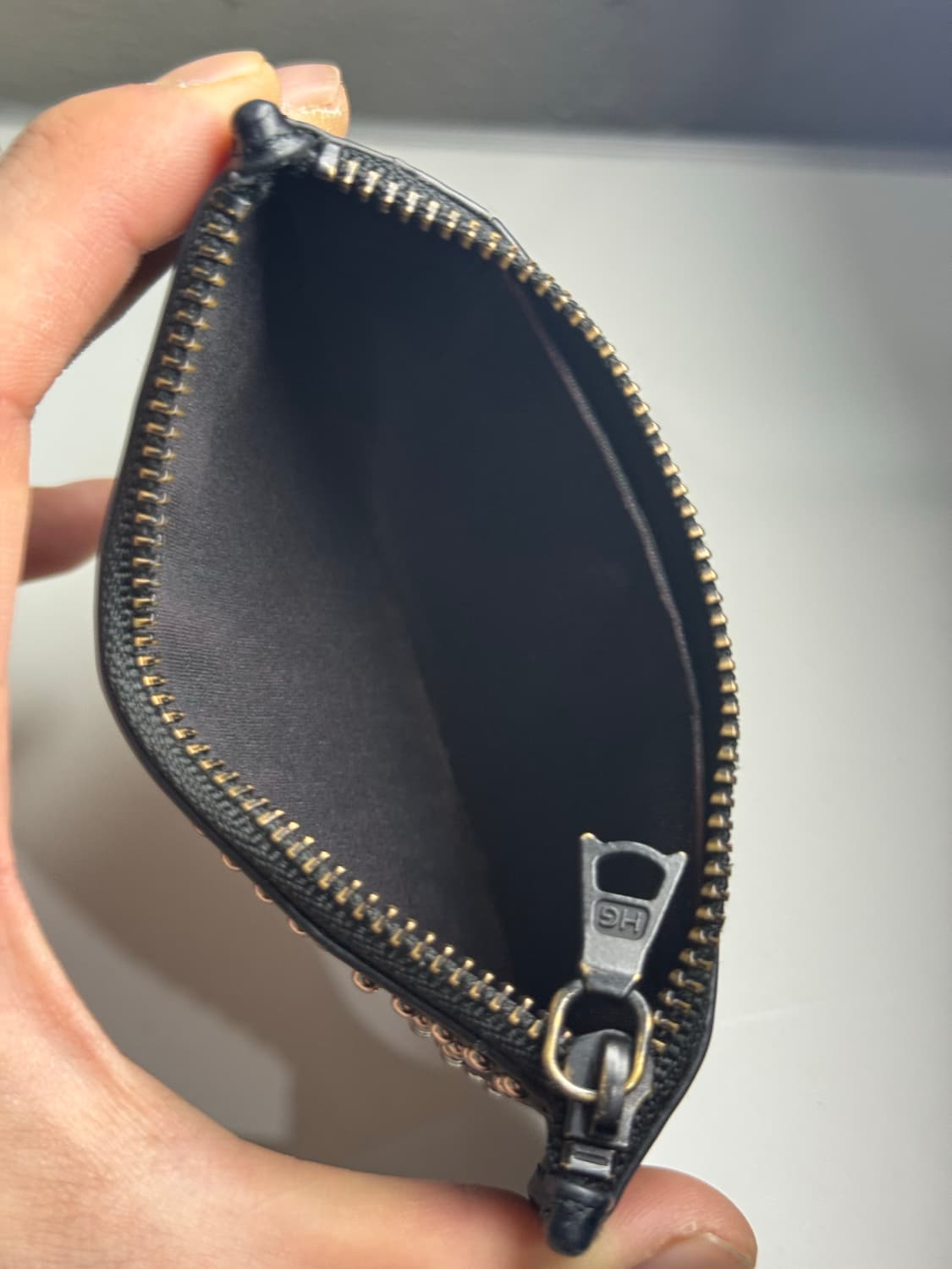 히스테릭 글래머 스터드 폭탄 가죽 카드 지갑 상품이미지4