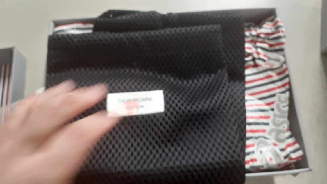 톰브라운 아식스 블랙 245 새상품 상품이미지2