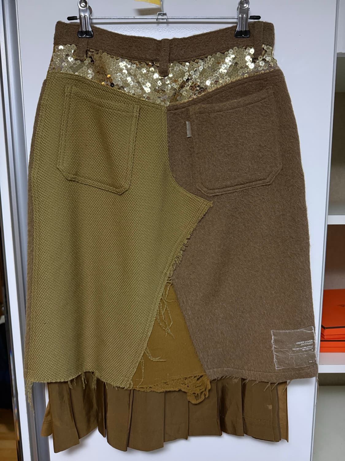 언더커버 패치워크 스커트  상품이미지2