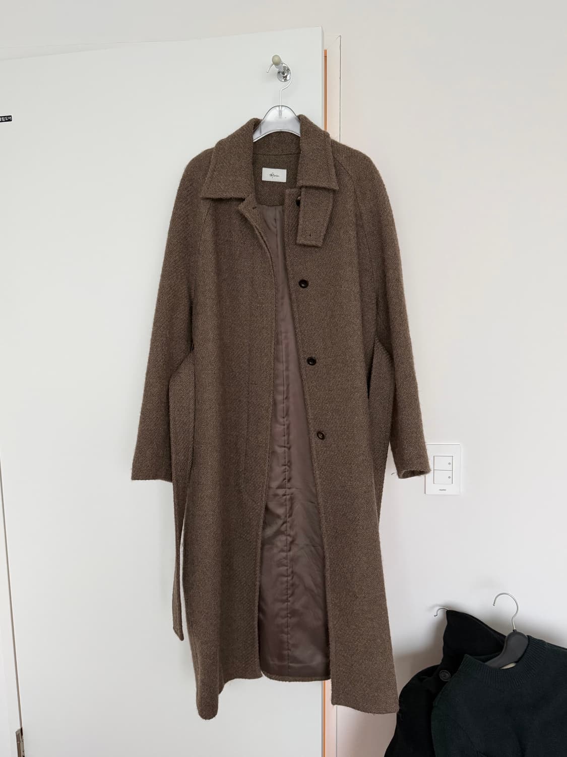 모이아 balmacaan coat(taupe) 상품이미지2
