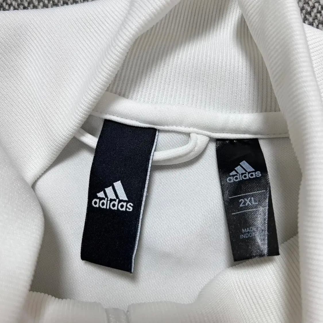 아디다스 화이트 블랙삼선 져지(2XL) 상품이미지2