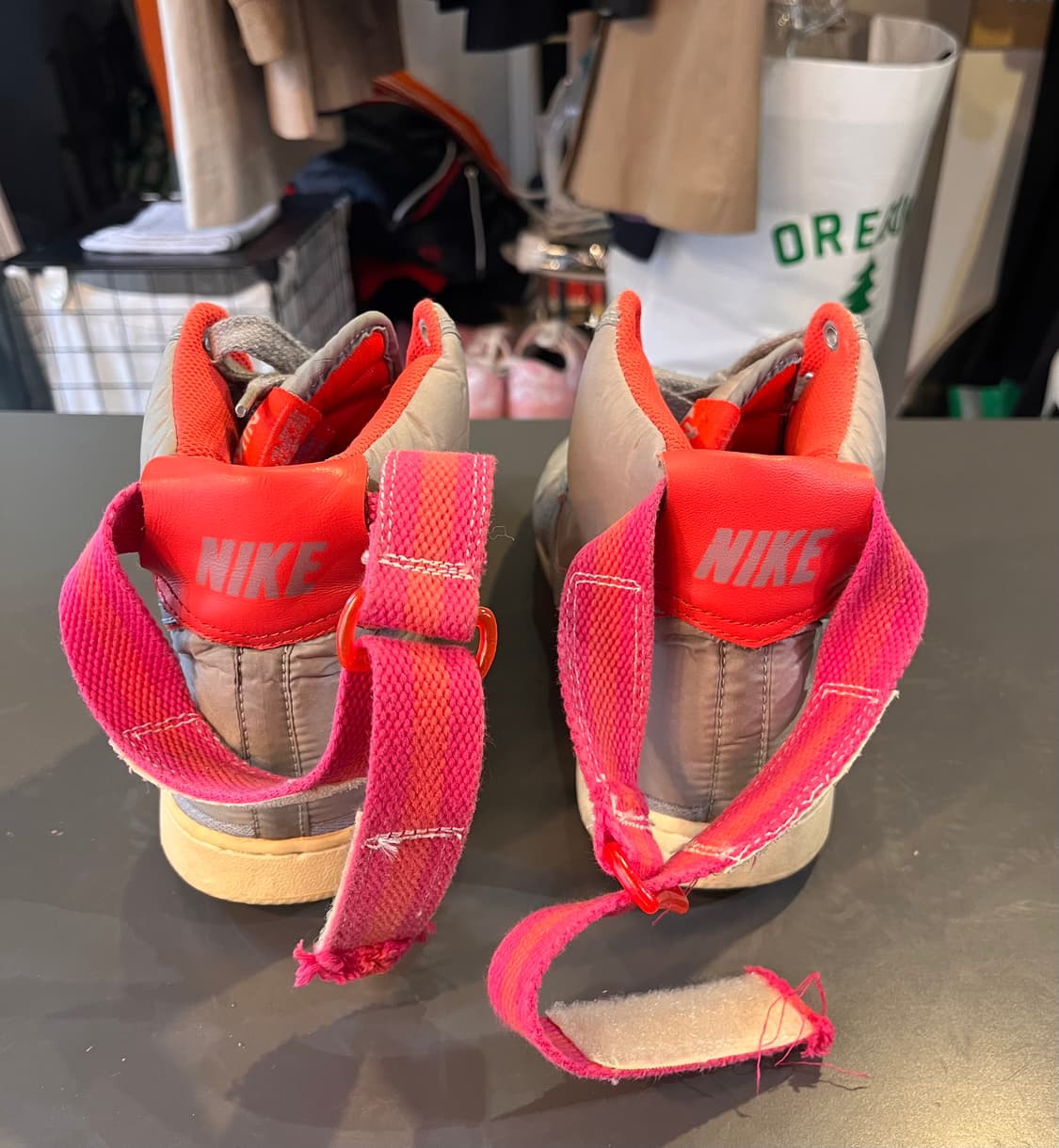 나이키 반달 하이 빈티지 네온 팩 그레이/핑크 (280mm) 상품이미지9