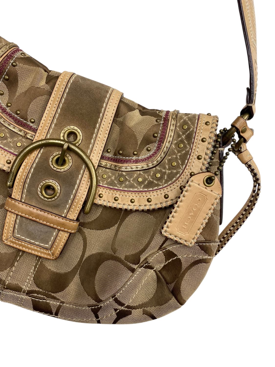 코치 y2k 스터드 호보백 상품이미지3