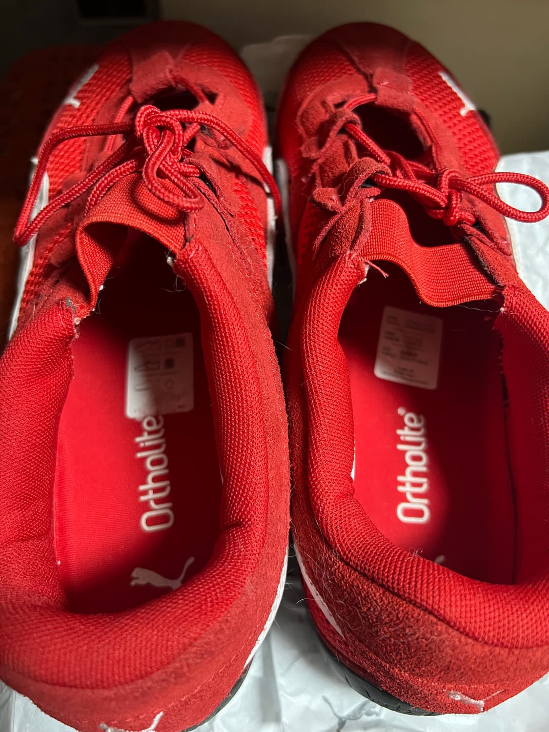 푸마 스피드캣 고 포 올타임 레드 화이트 상품이미지4