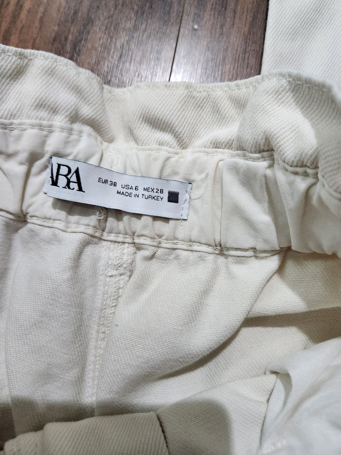 자라 아이보리 밴딩바지28 상품이미지4