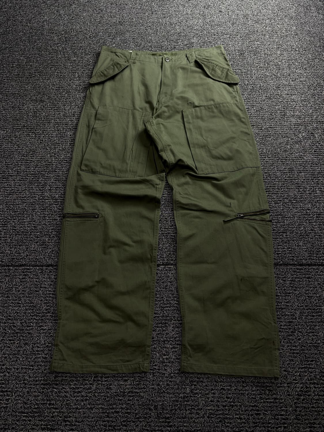 미군 밀리터리 빈티지 퍼티그 팬츠 올리브 1484 상품이미지2
