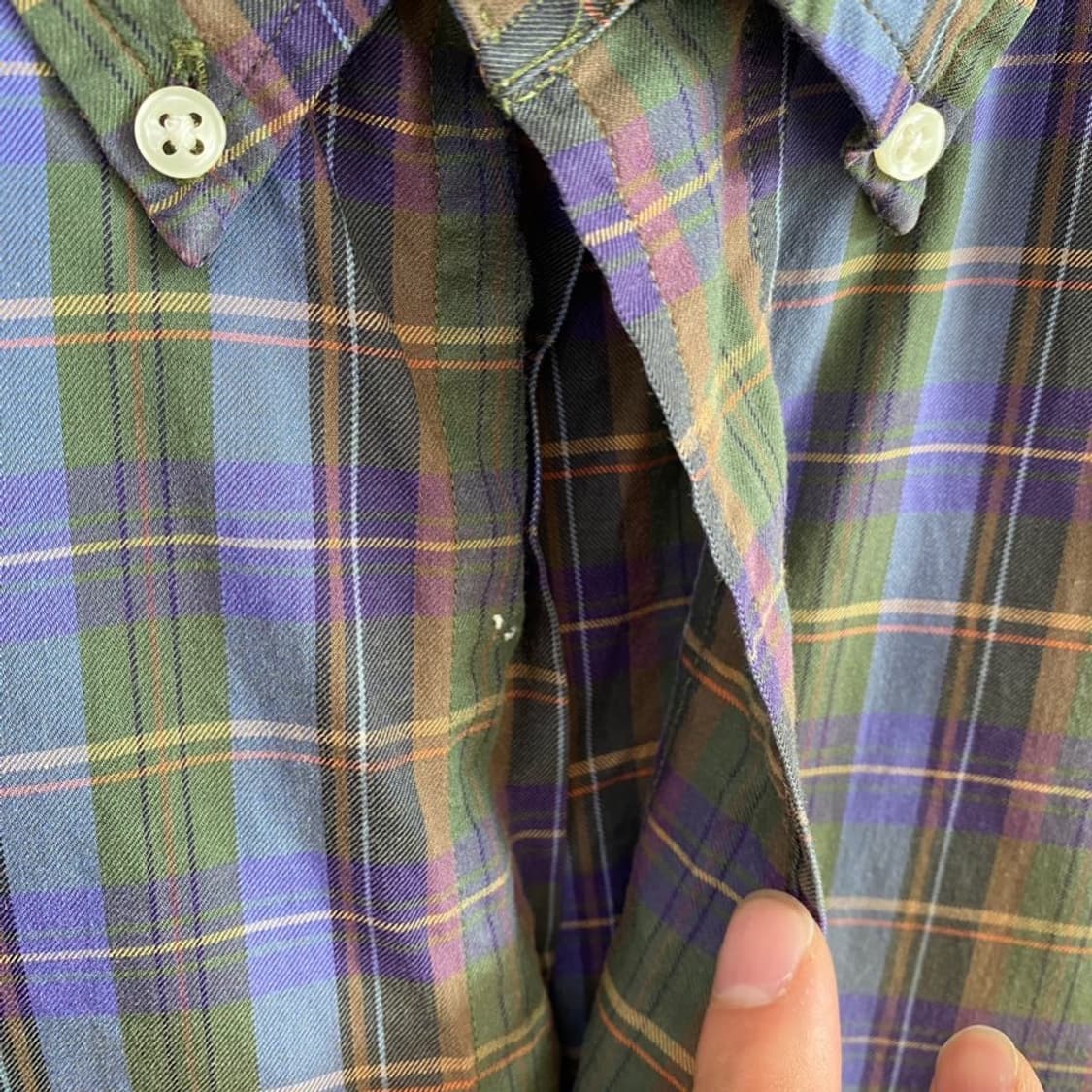 [XL] 폴로 체크 셔츠 상품이미지3