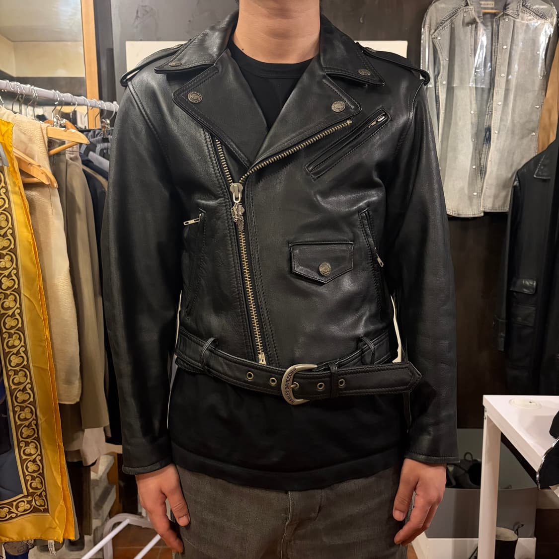 올드 할리데이비슨 더블라이더 레더자켓34 상품이미지9