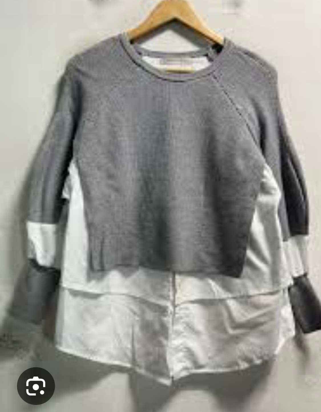 레이어드 셔츠니트,스웨터 상품이미지1