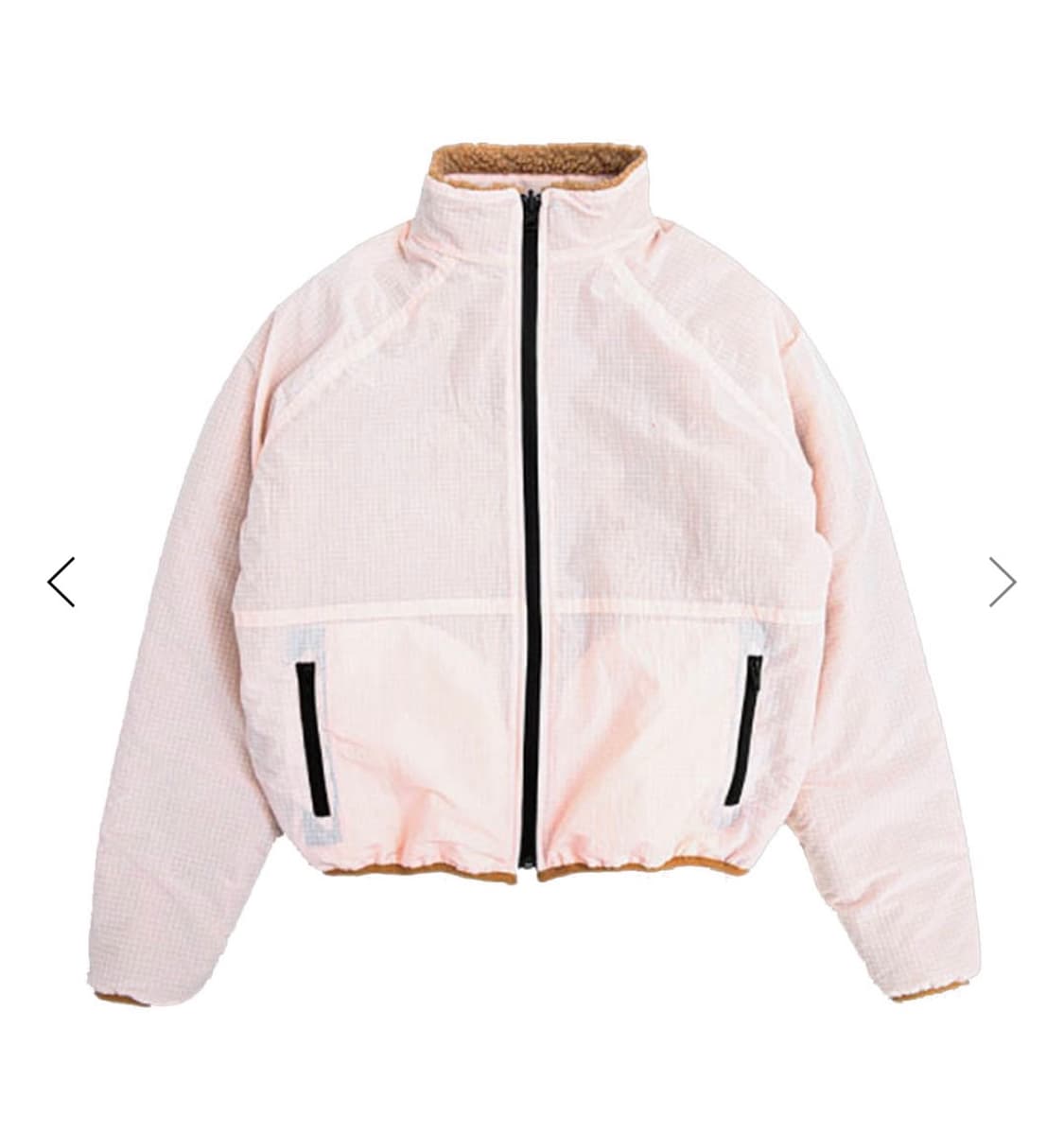 더뮤지엄비지터 리버시블 플리스 자켓 브라운 S 상품이미지1