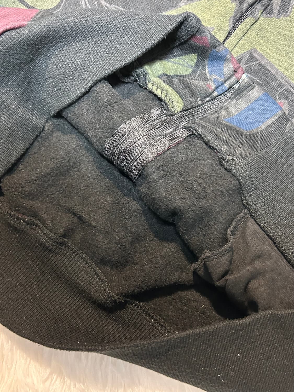 hysterical punk printing hood zip-up 상품이미지3