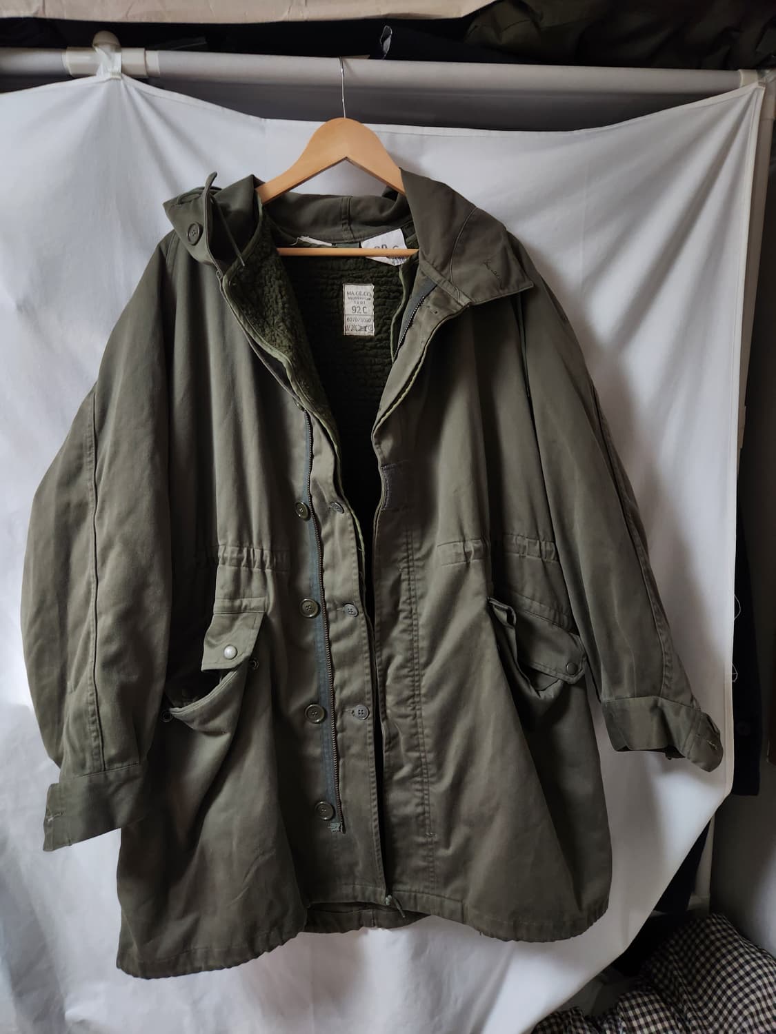 프랑스군 야상 m-64 모즈코트 상품이미지1