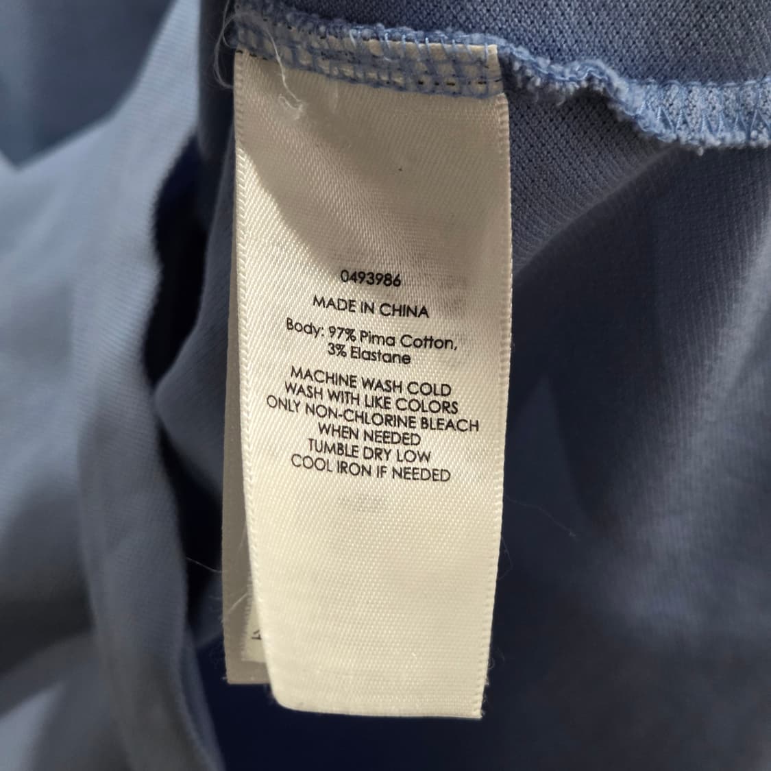 폴로랄프로렌 메쉬 카라 반팔티 스카이블루 L 상품이미지4