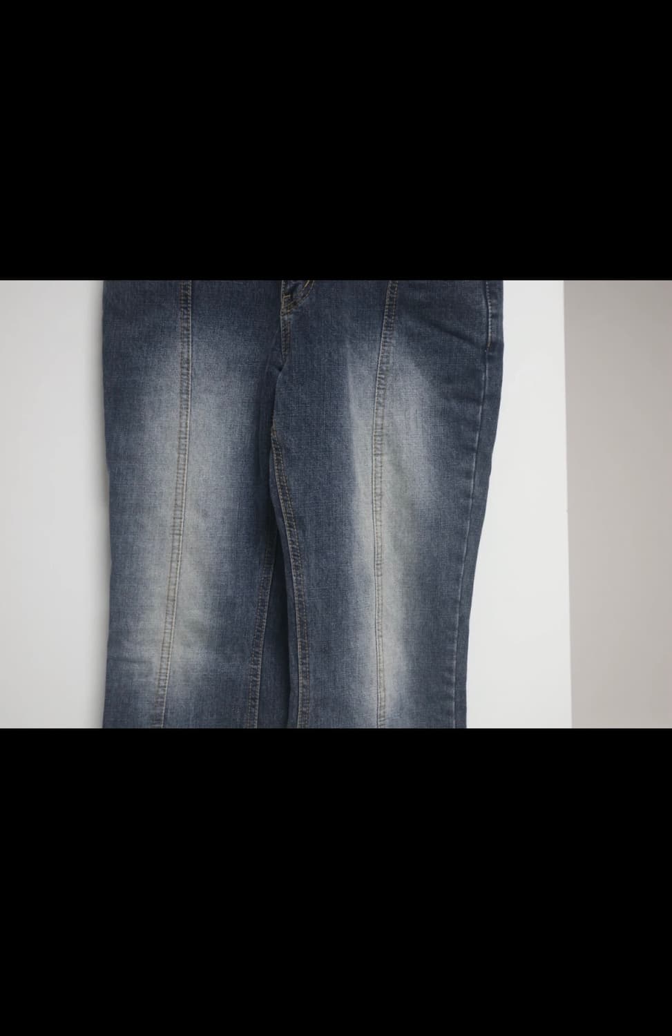 골반핏 로우라이즈 여성 부츠컷 청바지 M 상품이미지4