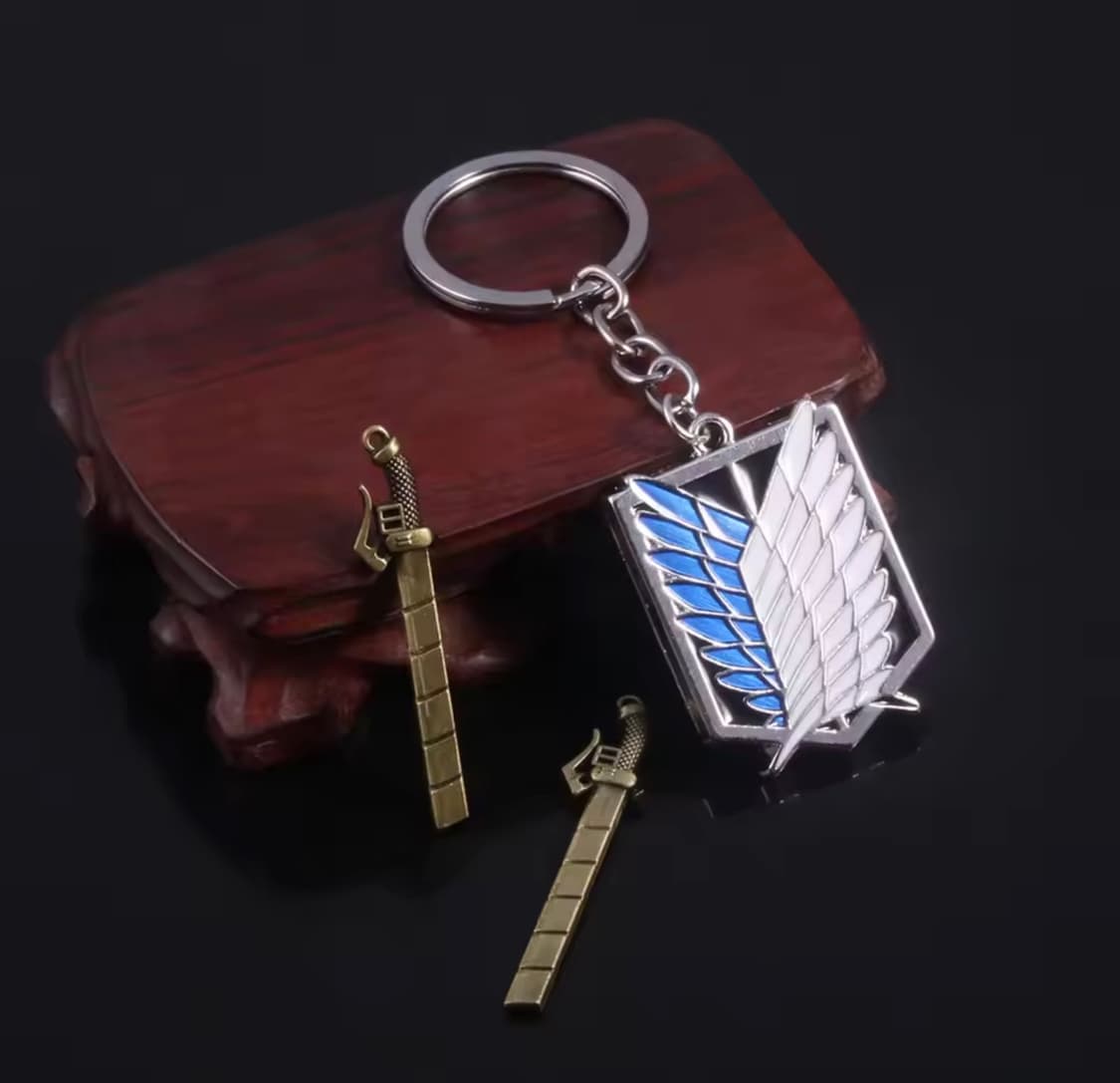 🔰 진격의거인 조사병단 키링 (새상품) 상품이미지1