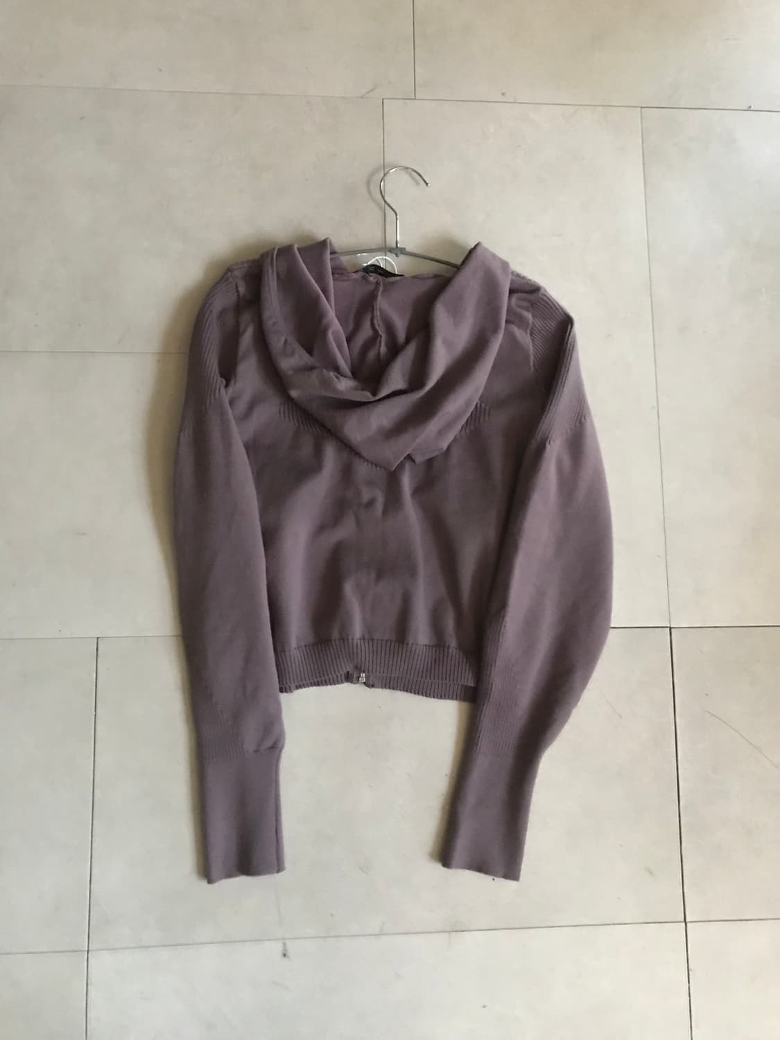 미스치프 로즈브라운 롬버스 니티드 후드집업 상품이미지9