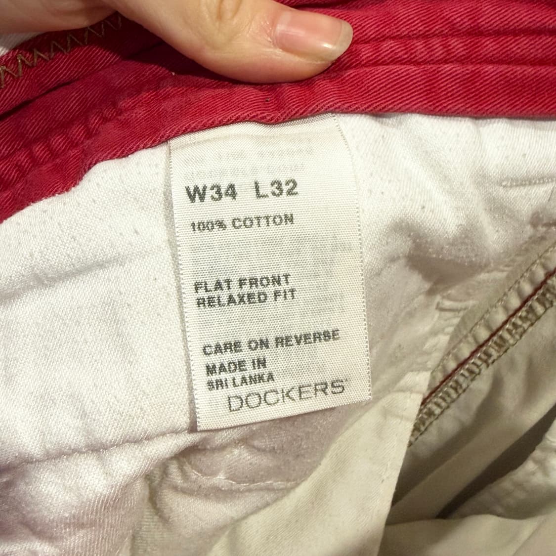 USA VINTAGE 클래식 카고 치노팬츠 헤비코튼 플랩포켓 디테일 상품이미지6