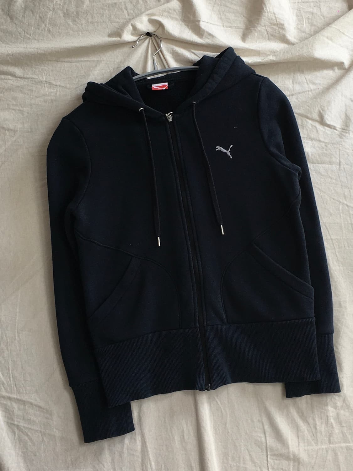 퓨마 자수로고 후드집업 상품이미지3