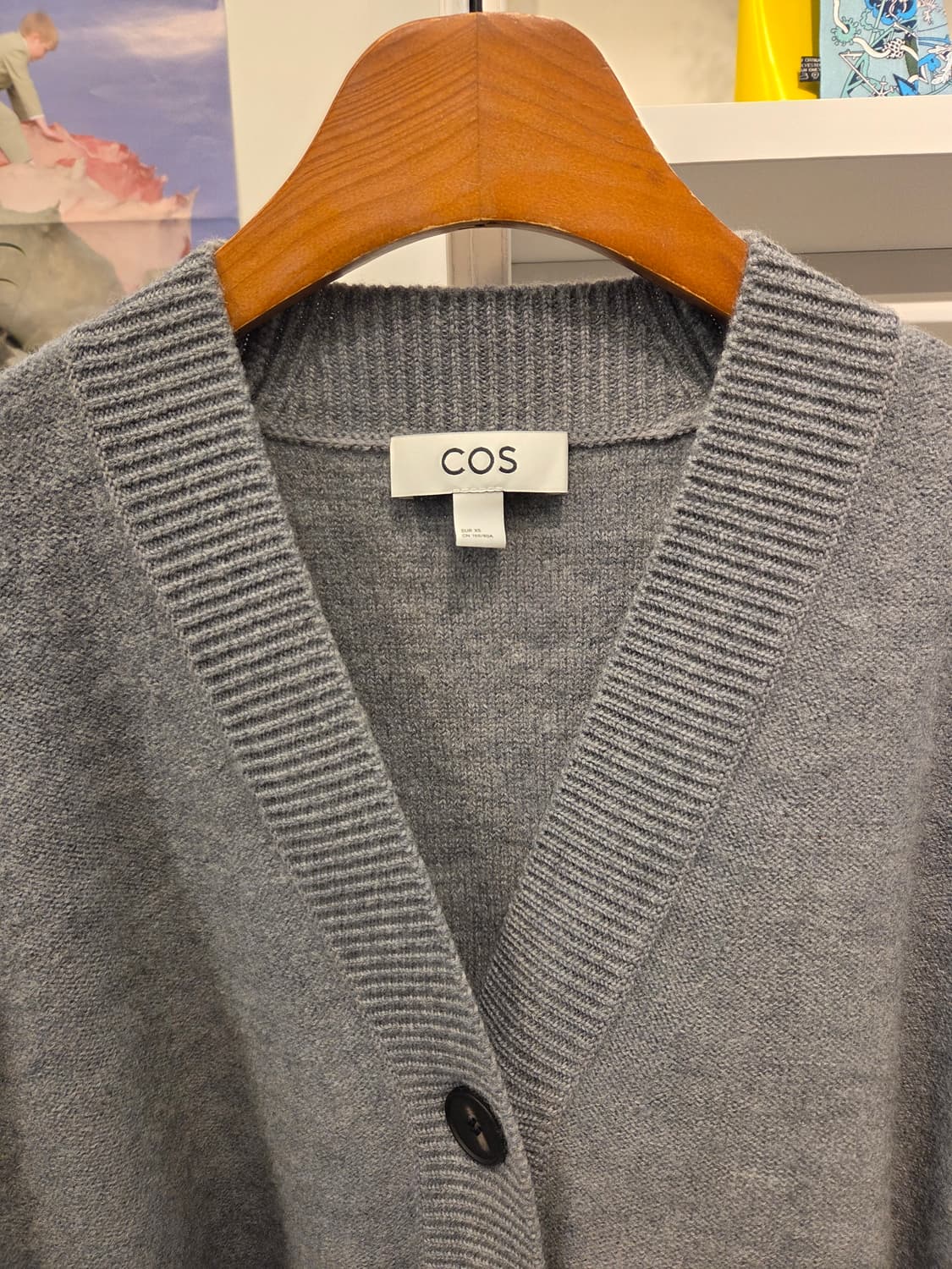 COS 코스 울100 벌룬소매 오버핏 가디건 상품이미지2