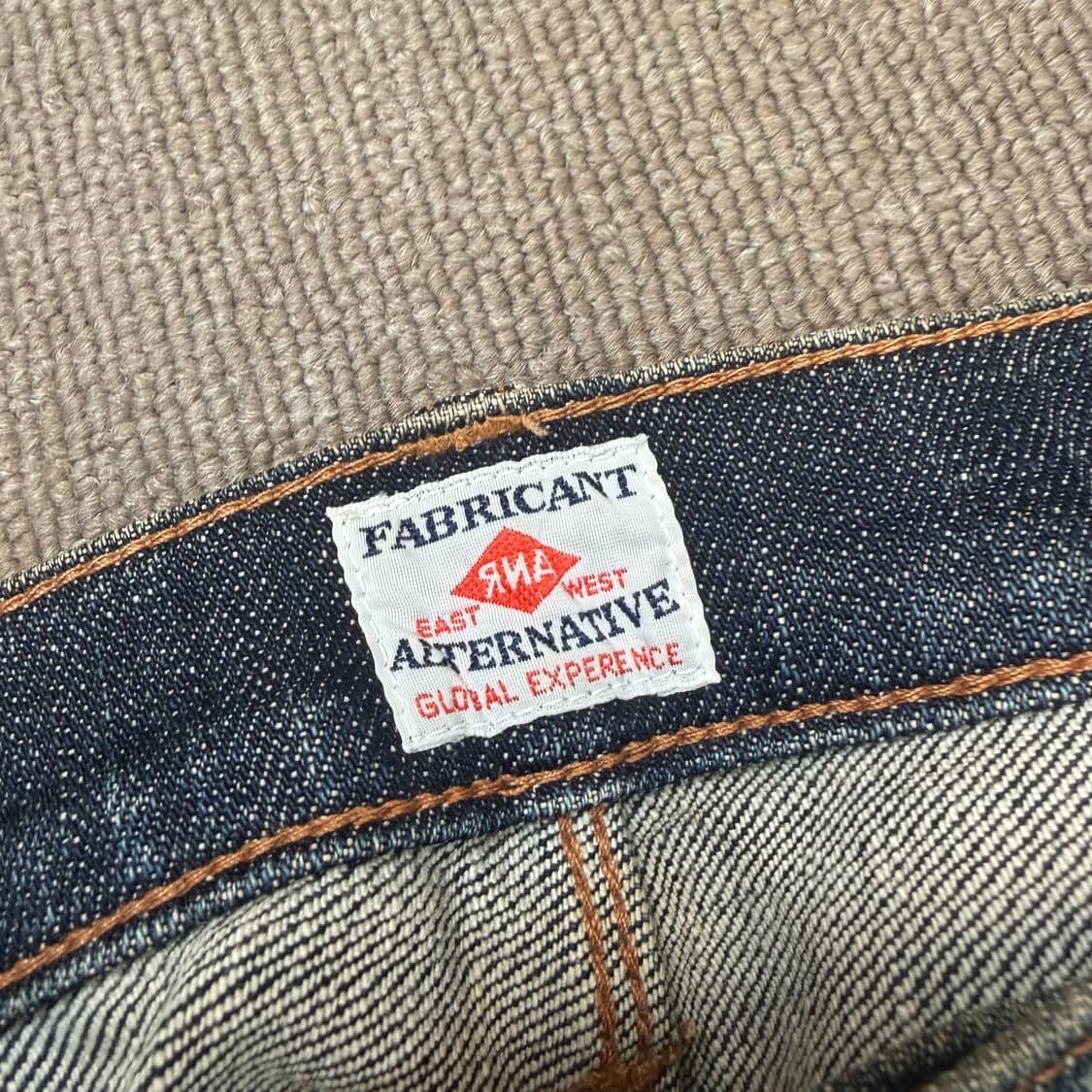 RNA japan  우먼스 로우라이즈 스키니 흑청 데님 s 상품이미지3