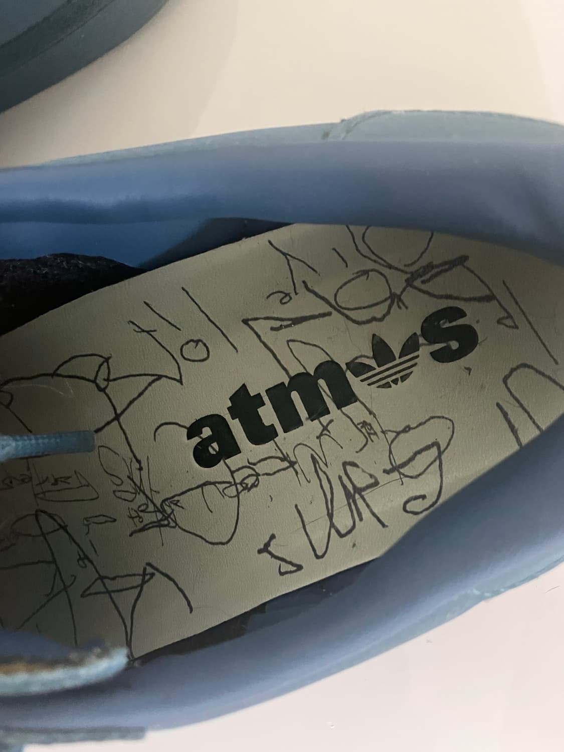 아디다스 x 아트모스 x 다이키 츠네타 슈퍼스타 얼터드 블루 상품이미지3