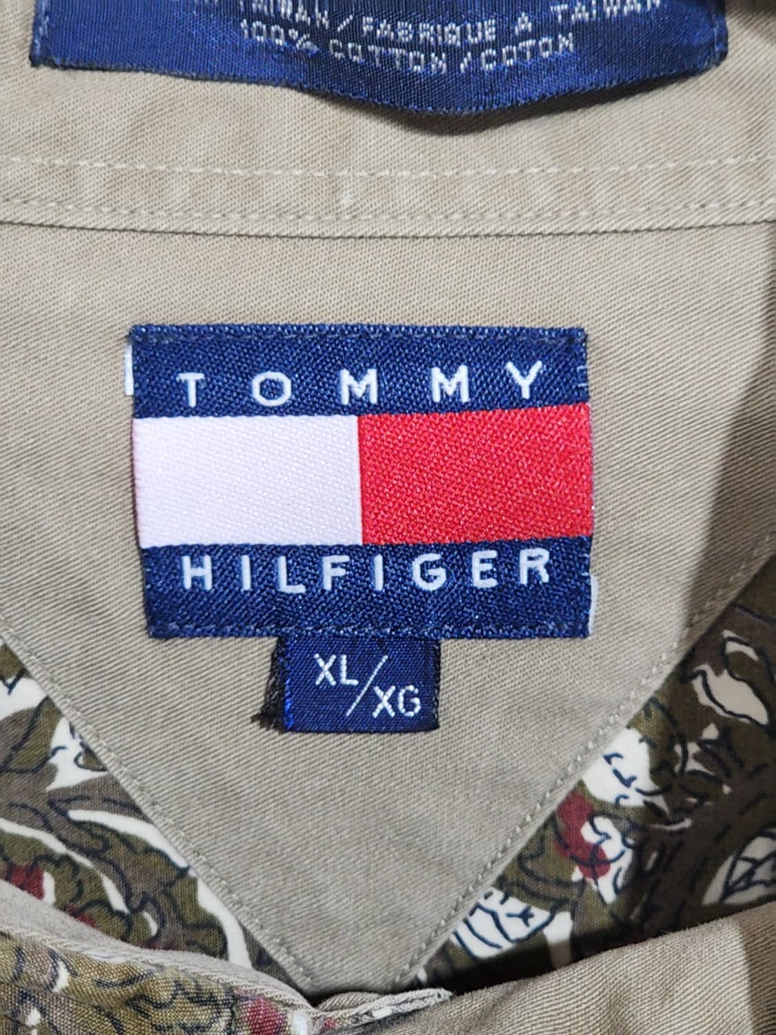 타미힐피거 빅사이즈 남방 패턴 셔츠 토미 포켓 캐주얼 상품이미지3