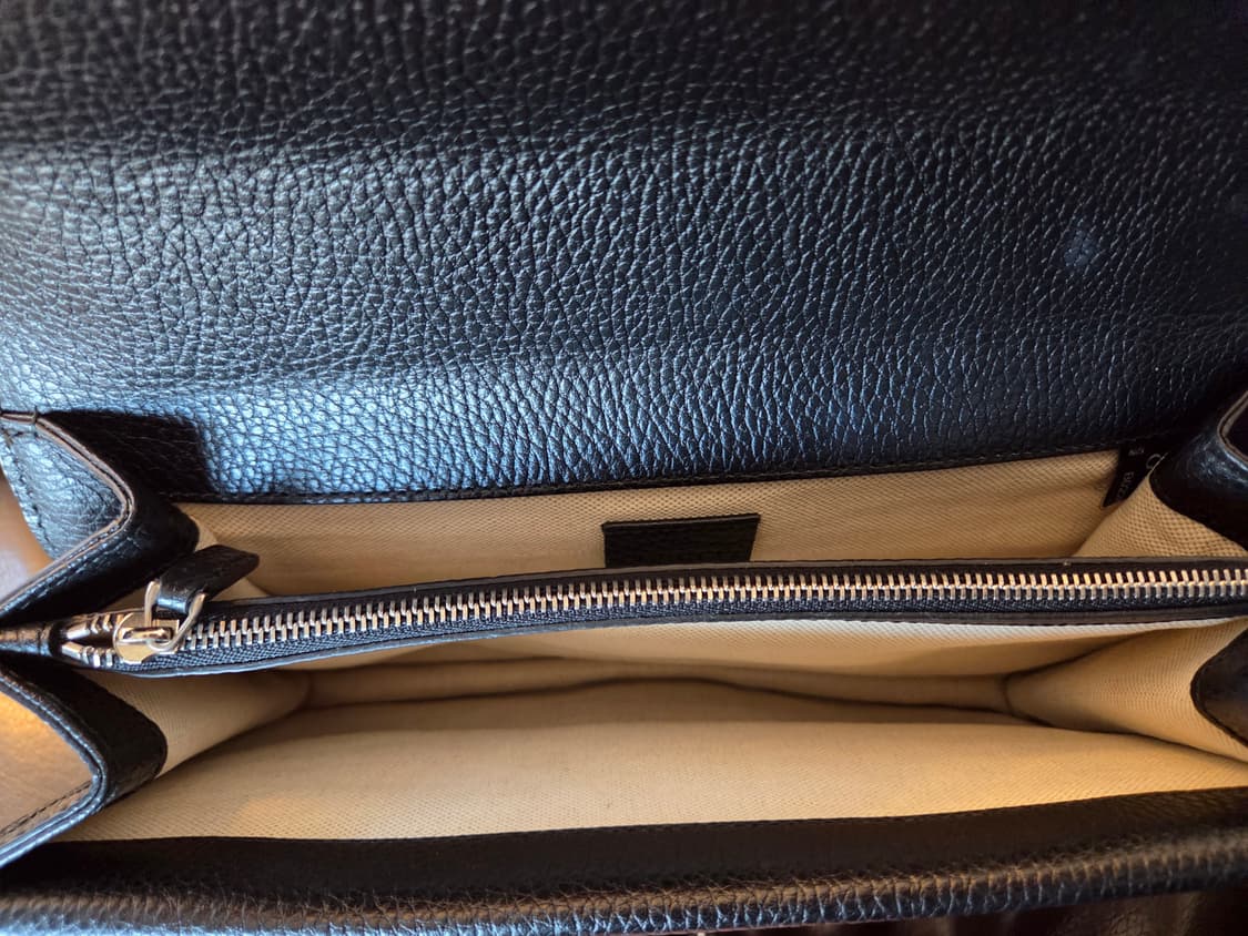 구찌 디오니서스 레더 크리스탈 체인 숄더백스몰 네이비 상품이미지8