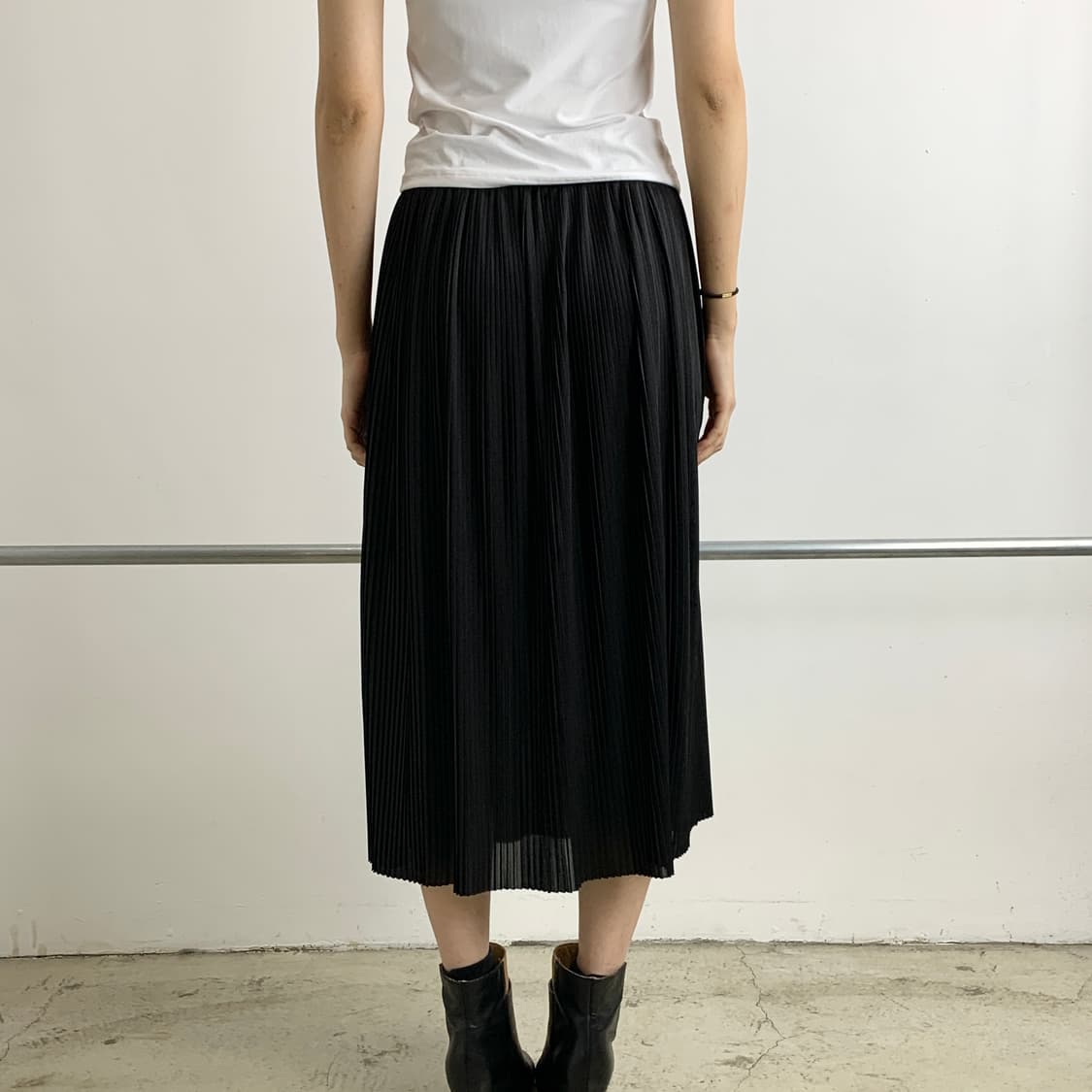 꼼데가르송 폴리 플리츠 롱 스커트 상품이미지6