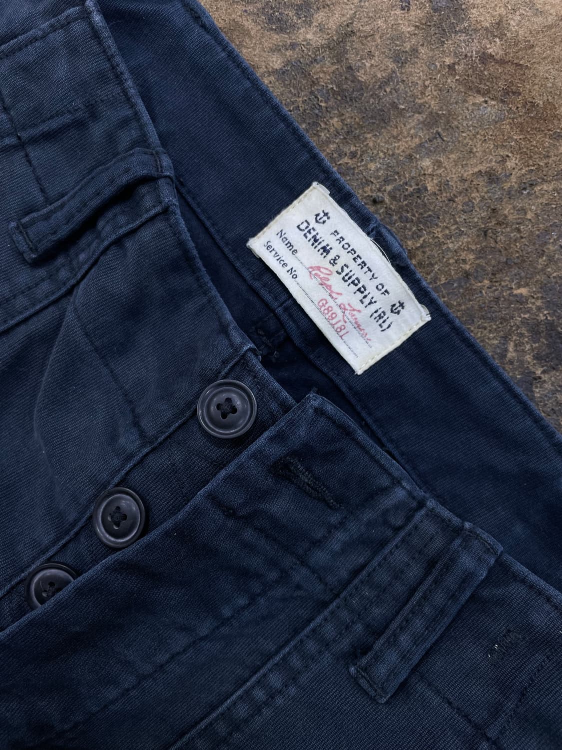 폴로랄프로렌(DS)/퍼플녹워싱패치 디스트레스드팬츠 상품이미지3