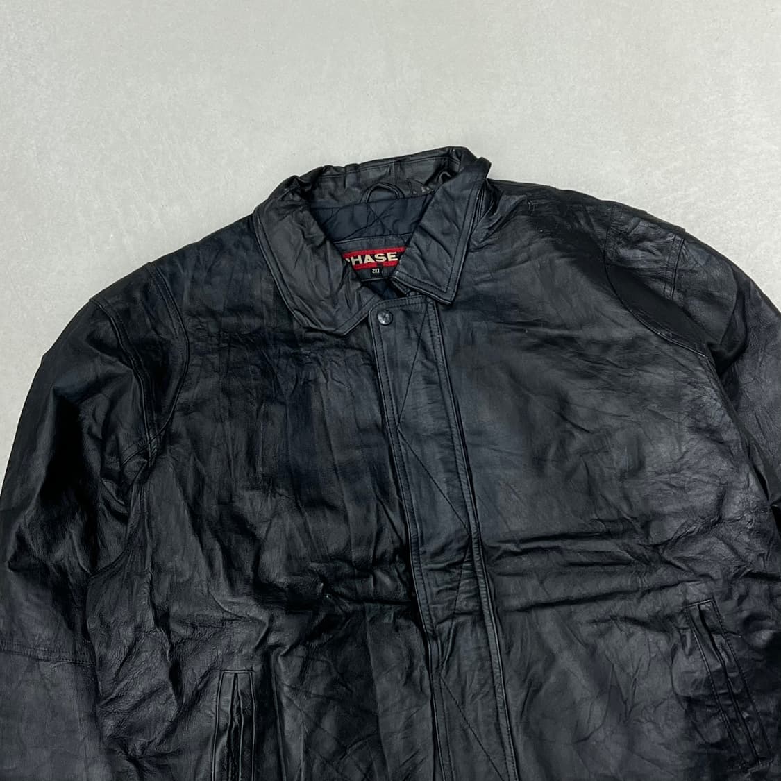 리얼 레더 봄버자켓 s09077 상품이미지3