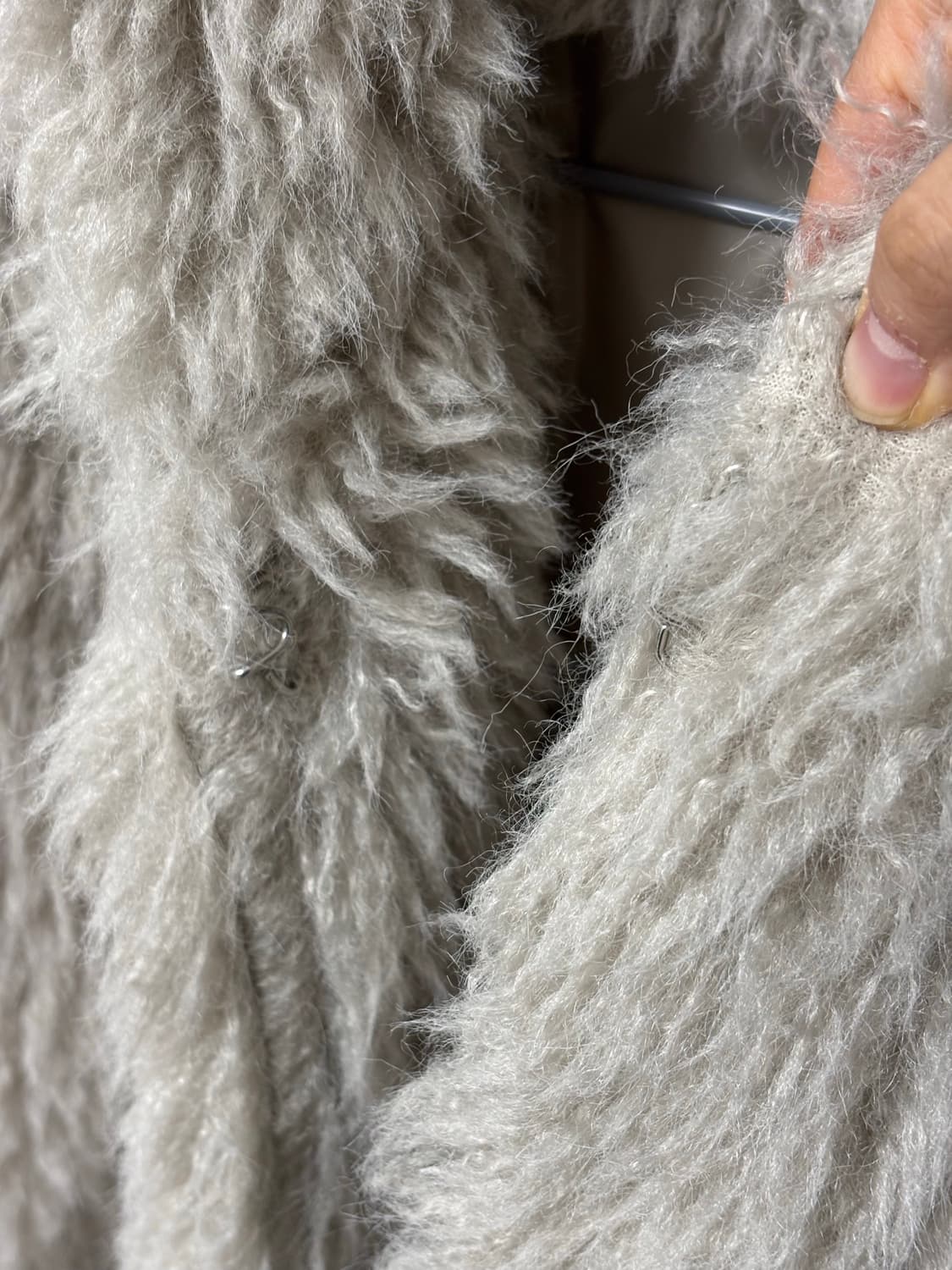 PLACE STUDIO 컬리 부클 헤비 소프트 후드 퍼 상품이미지6