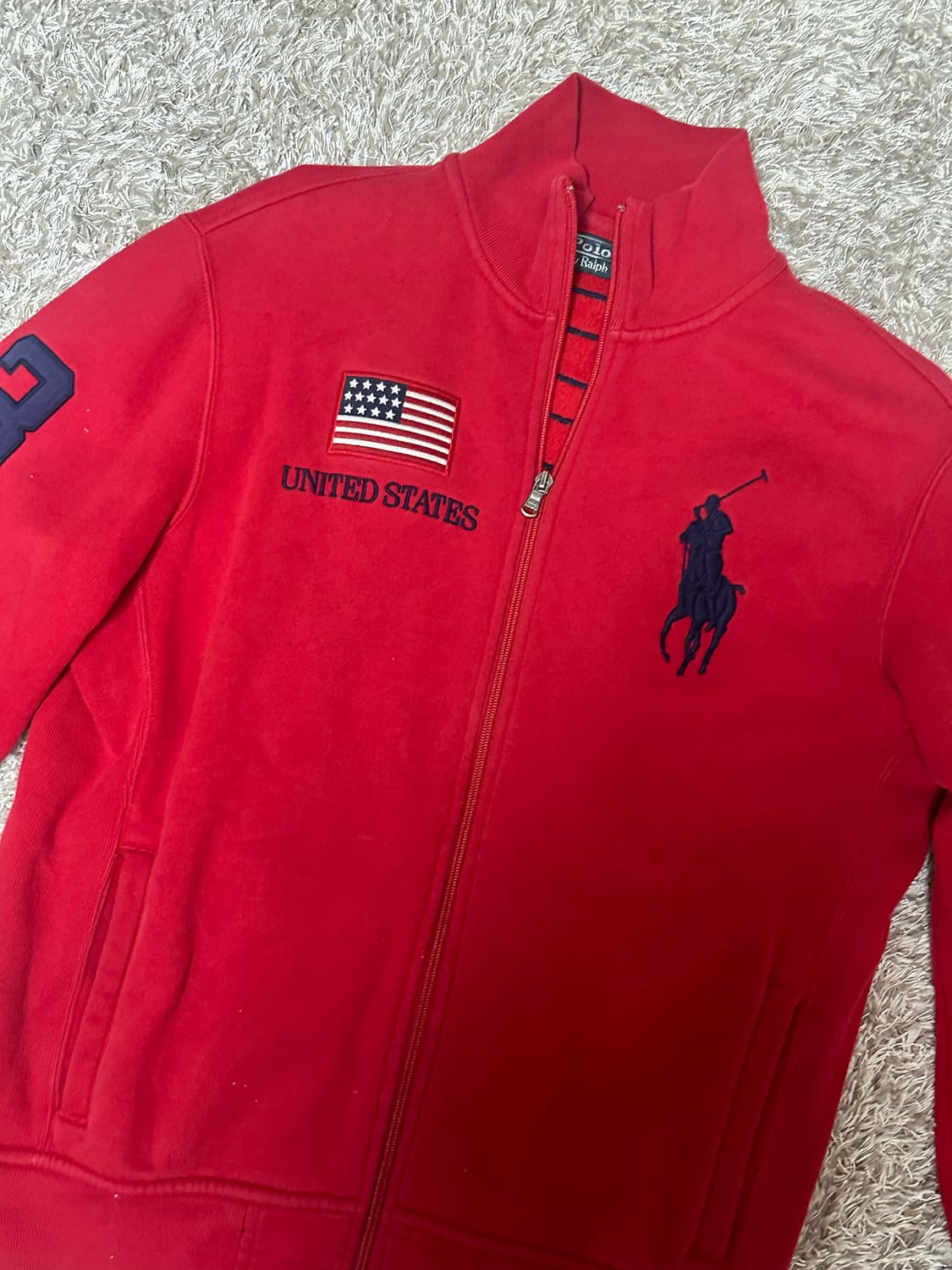 폴로 집업 성조기 폴로집업 상품이미지1