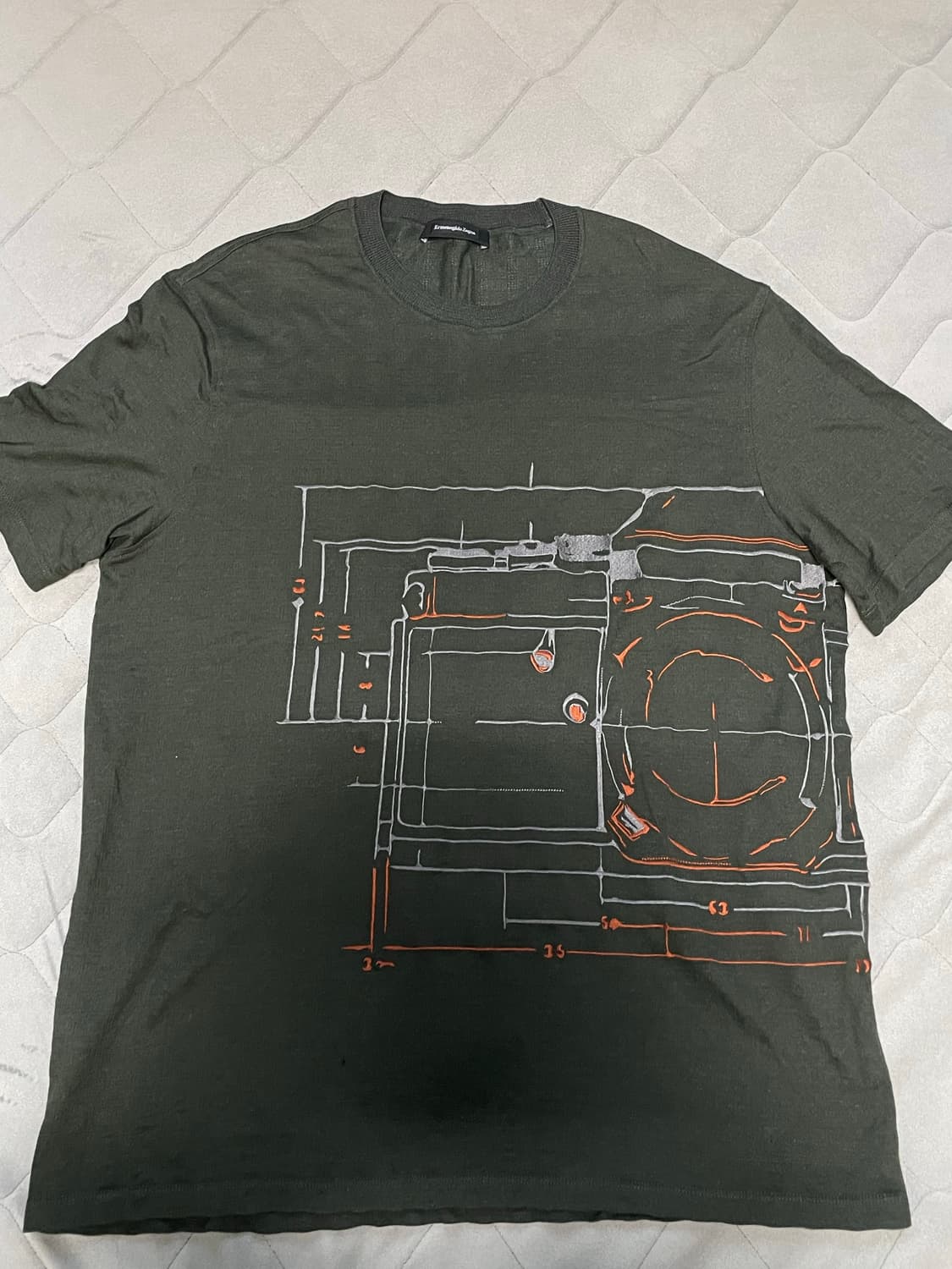 에르메네 질도 Ermenegildo Zegna 반팔 니트 L 상품이미지1