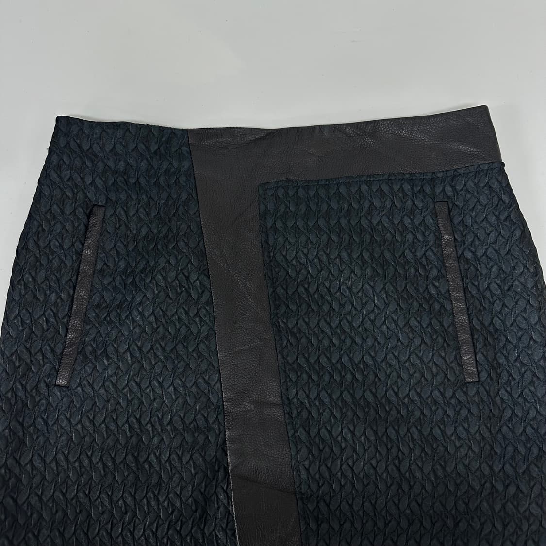 헬무트랭 쉽스킨 디자인 스커트 상품이미지2