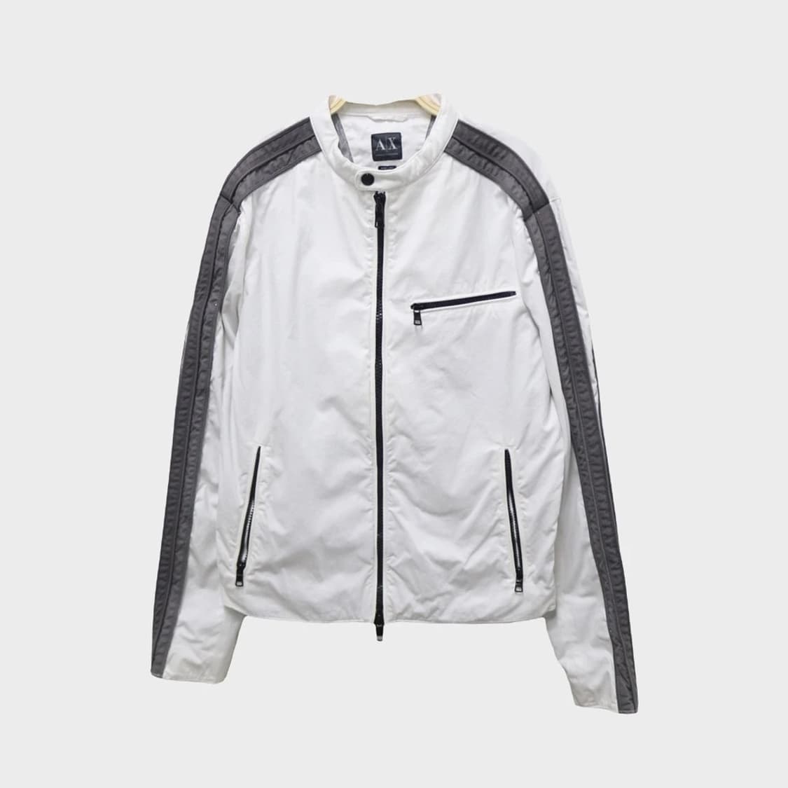 ARMANI EXCHANGE WHITE RIDER JACKET 상품이미지5