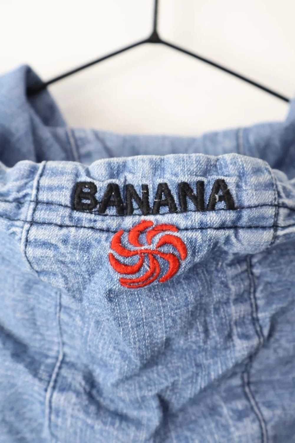 Banana Seven Graphic Denim Hood Shirt 상품이미지8
