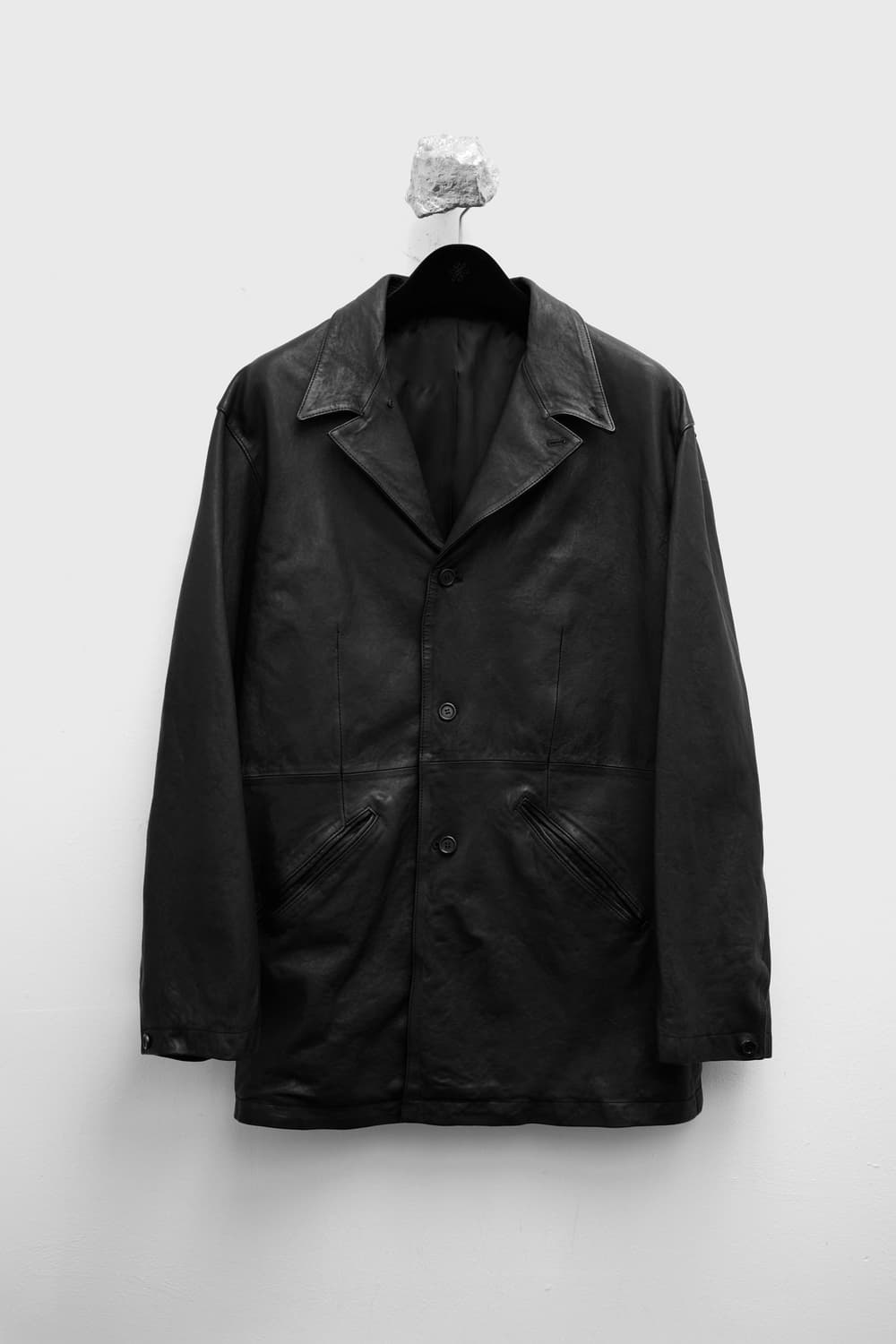 [S] 유스 Washed Leather Jacket 워시드 레더 자켓 상품이미지1