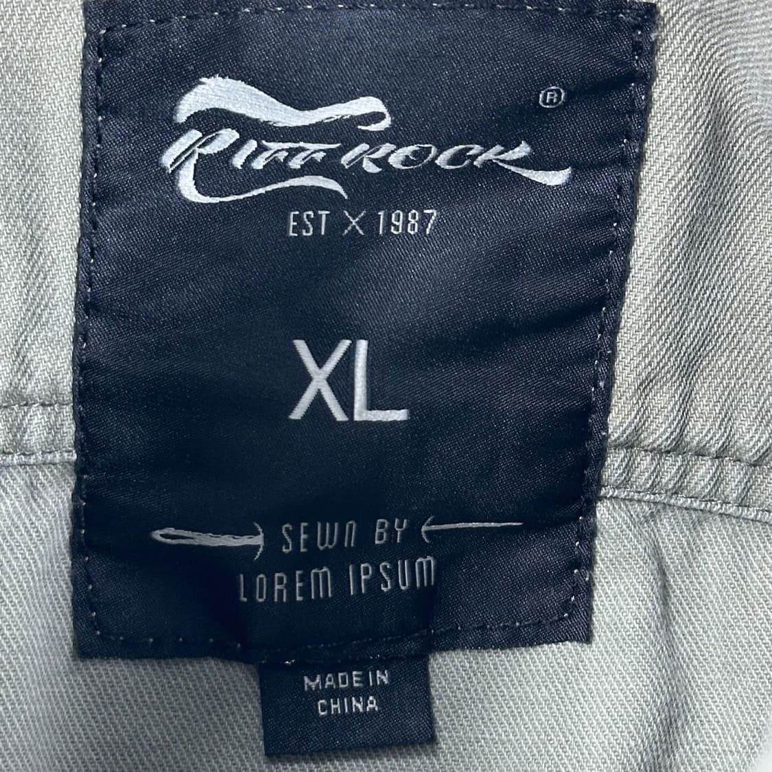 VTG 빈티지 리프락 워시드 카키 셔츠 자켓 (XL) 상품이미지5