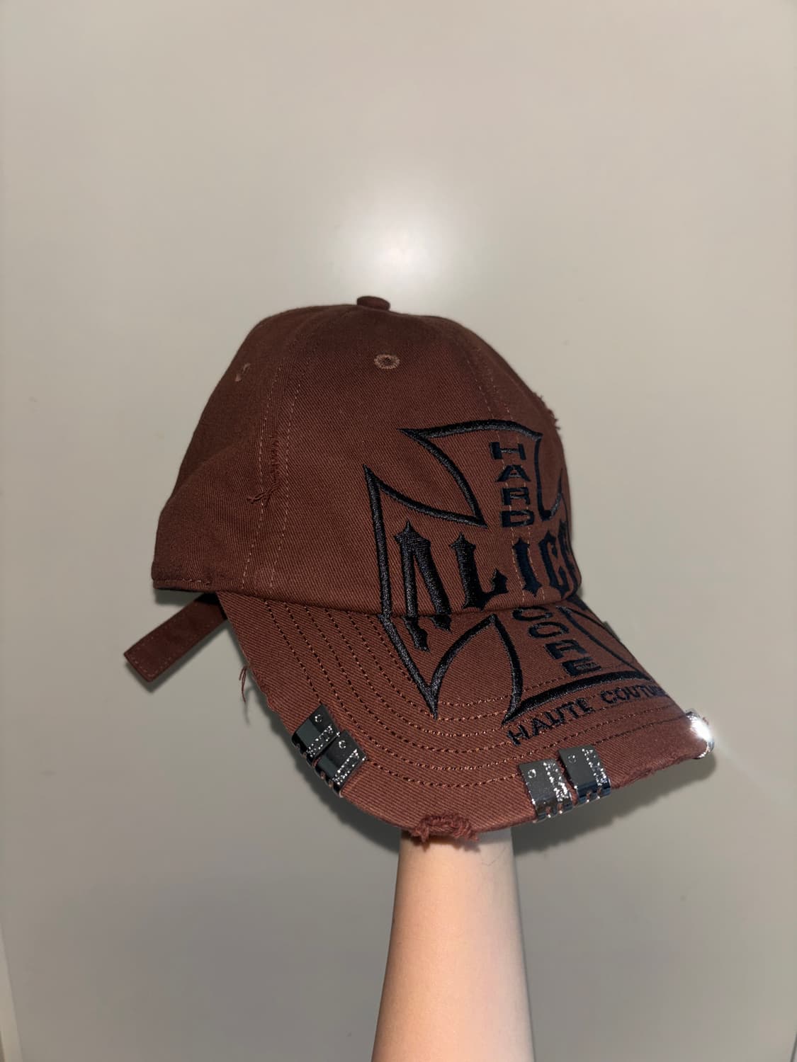Alice hollywood moto couture cap (brown) 상품이미지5