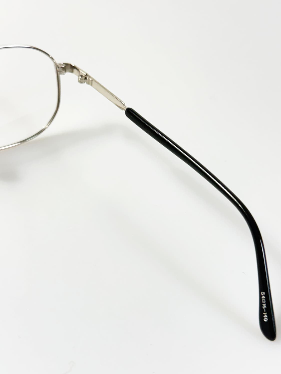 90s HAPPY 실버 메탈 슬림 스퀘어 빈티지 안경 상품이미지6