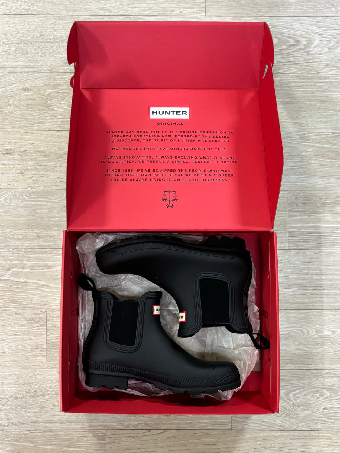 헌터 오리지날 첼시 부츠 블랙 260사이즈 상품이미지6