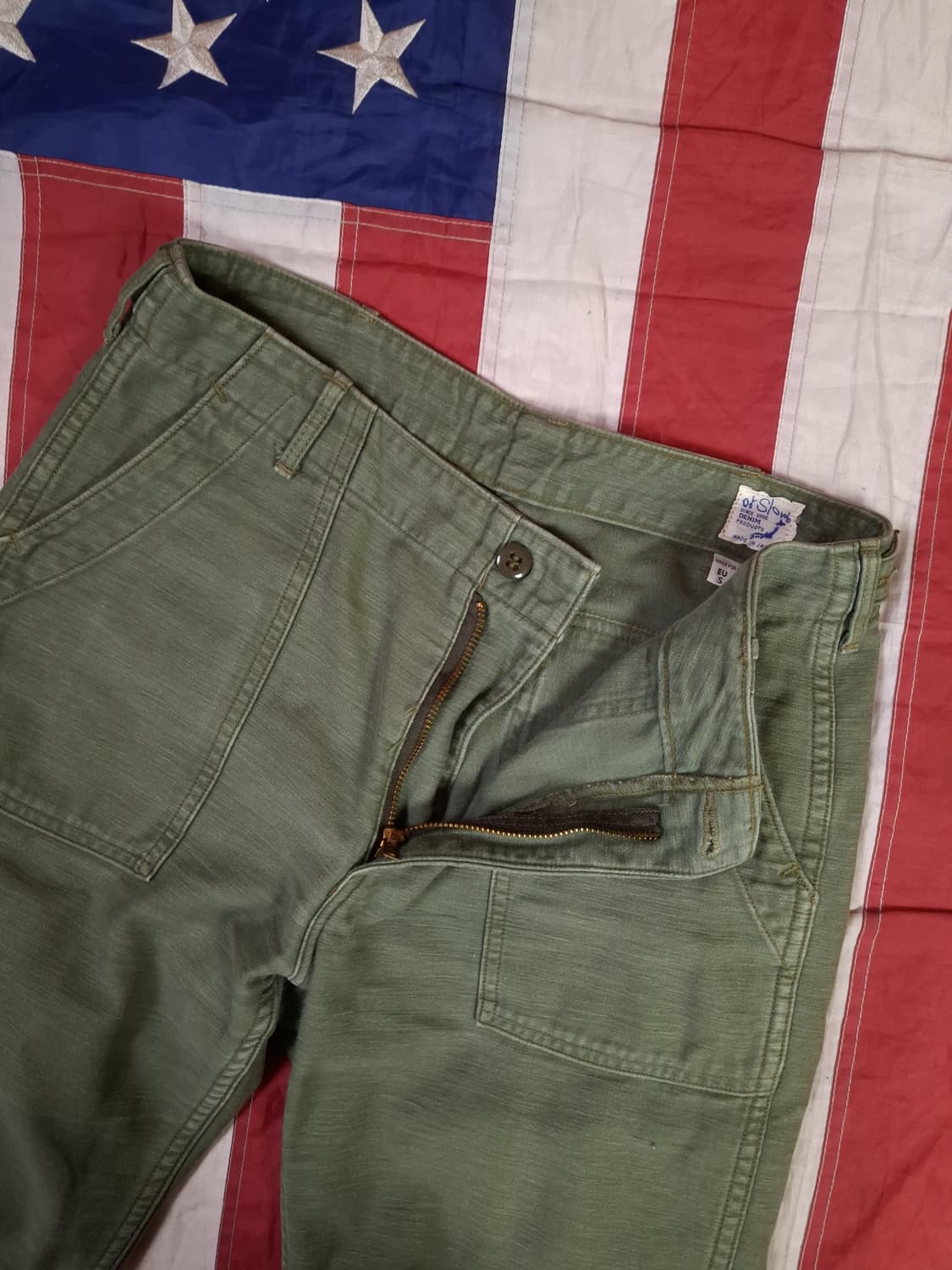 오리지날 어오슬로우 퍼티그 슬림형 팬츠 상품이미지2