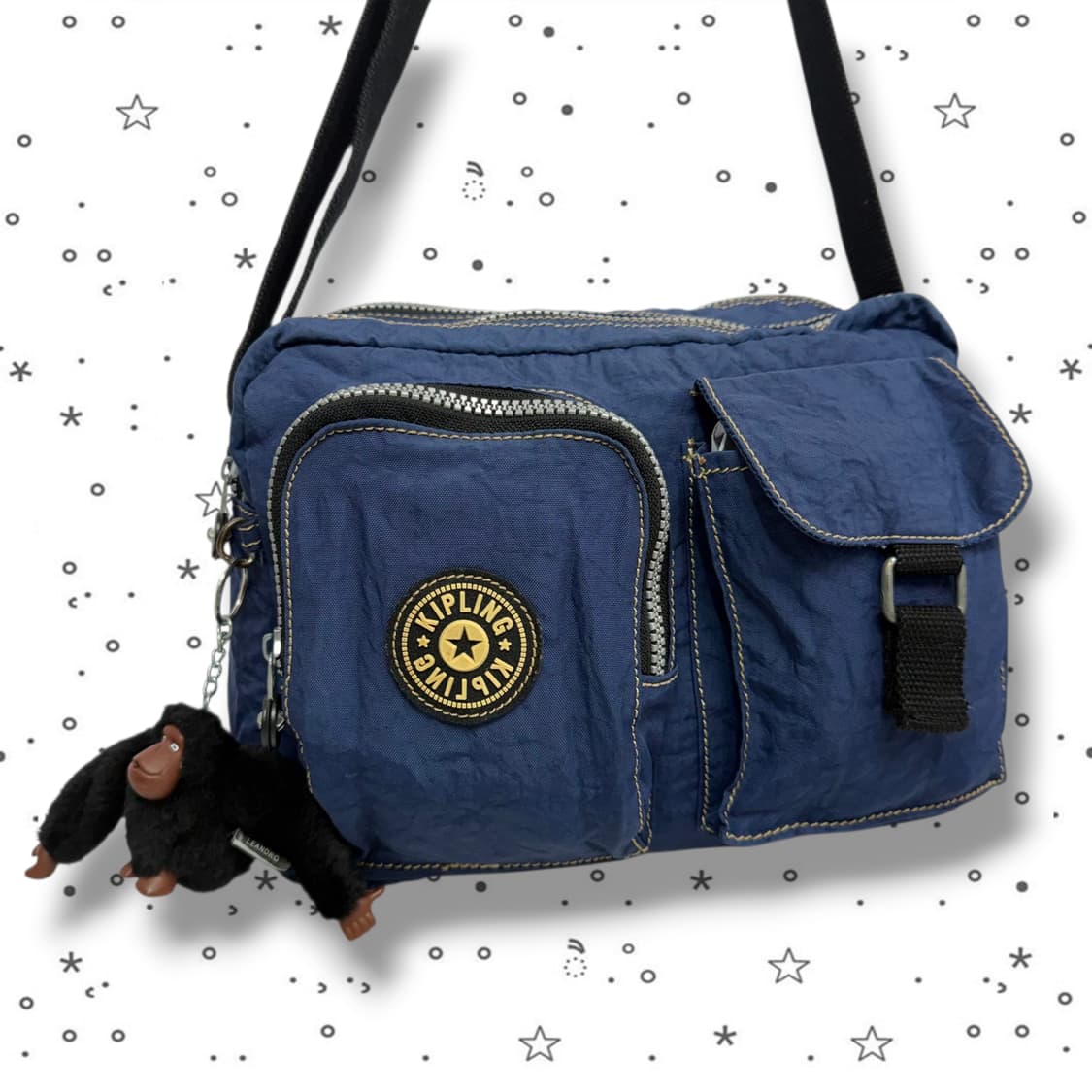 Kipling 키플링 블루 크로스백 상품이미지2