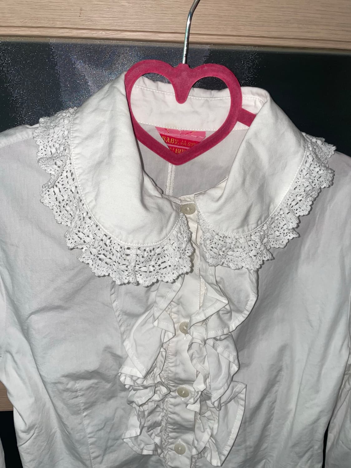 베이비더스타샤인 화이트 블라우스 /로리타엔젤릭프리티바디라인히메 상품이미지6